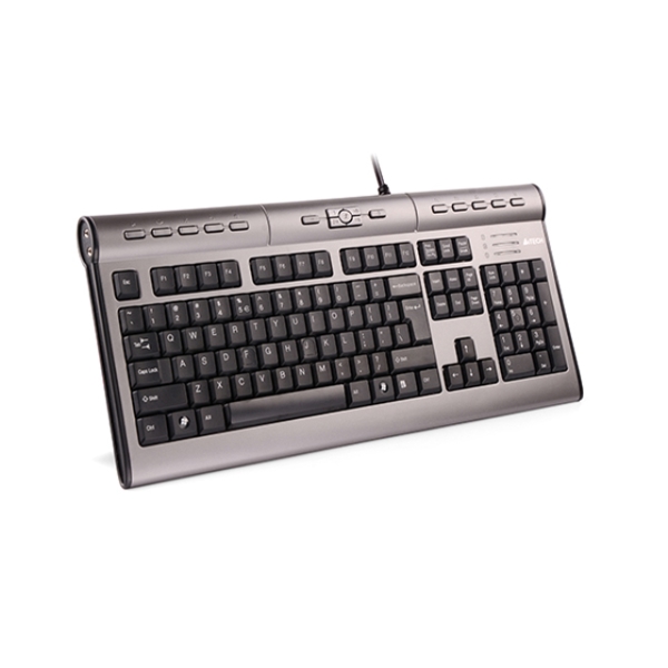 კლავიატურა A4Tech KL-7MUU X-SLIM MULTIMEDIA KEYBOARD USB SILVER 