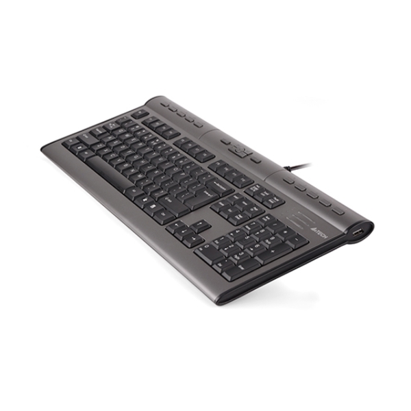 კლავიატურა A4Tech KL-7MUU X-SLIM MULTIMEDIA KEYBOARD USB SILVER 