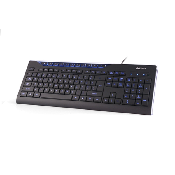 კლავიატურა A4Tech KD-800L X-SLIM LED LIGHTING KEYBOARD USB BLUE