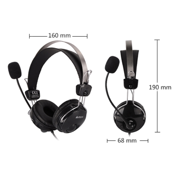 ყურსასმენი A4Tech HS-7P HEADSET BLACK