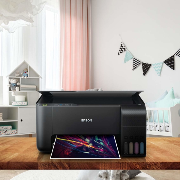 პრინტერი Epson EcoTank L3150 Wi-Fi All-in-One Print Scan Copy Print resolution 5760 x 1440 Ink Tank Printer (Black)