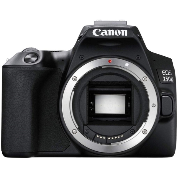 ციფრული ფოტოაპარატი Canon EOS 250D Black EF S 18 55mm 24.1 megapixel 4K movies Movable screen Wi-Fi Bluetooth Optical viewfinder Dual Pixel CMOS AF Guided UI Creative Assist