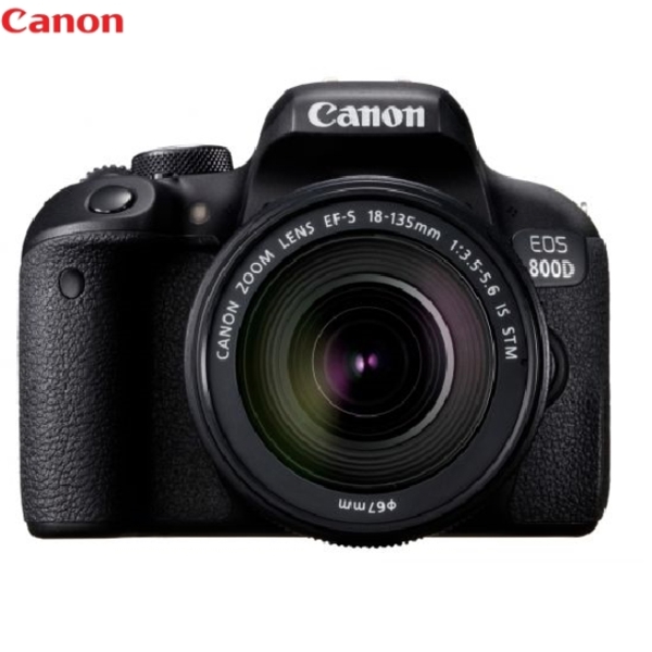 ციფრული ფოტოაპარატი Canon EOS 800D 18-135 IS STM KIT Black