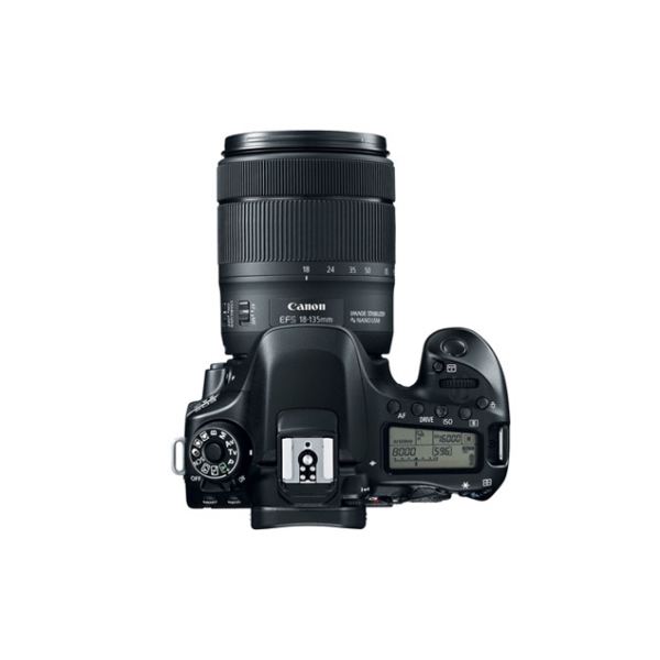 ციფრული ფოტოაპარატი EOS 80D 18 135 IS KIT 24 2 MP APS C sensor 7 fps 1080P Full HD EOS Movie Vari angle touchscreen 7.7 cm 3.0 Dual Pixel CMOS AF Hi Speed USB USB2.0