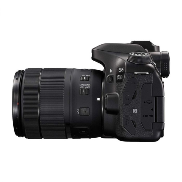 ციფრული ფოტოაპარატი EOS 80D 18 135 IS KIT 24 2 MP APS C sensor 7 fps 1080P Full HD EOS Movie Vari angle touchscreen 7.7 cm 3.0 Dual Pixel CMOS AF Hi Speed USB USB2.0