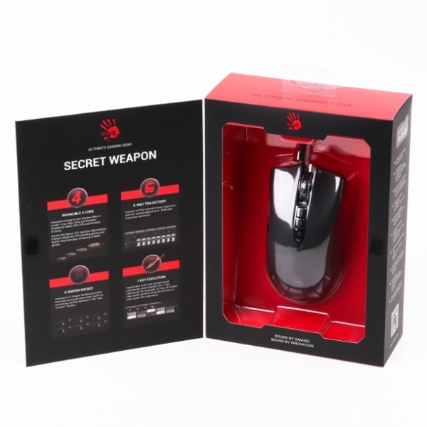 მაუსი A4Tech V3MA BLOODY GAMING MOUSE USB BLACK