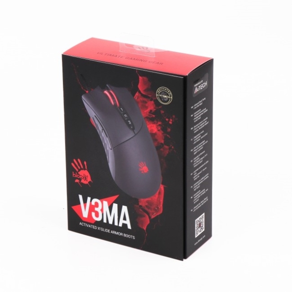 მაუსი A4Tech V3MA BLOODY GAMING MOUSE USB BLACK