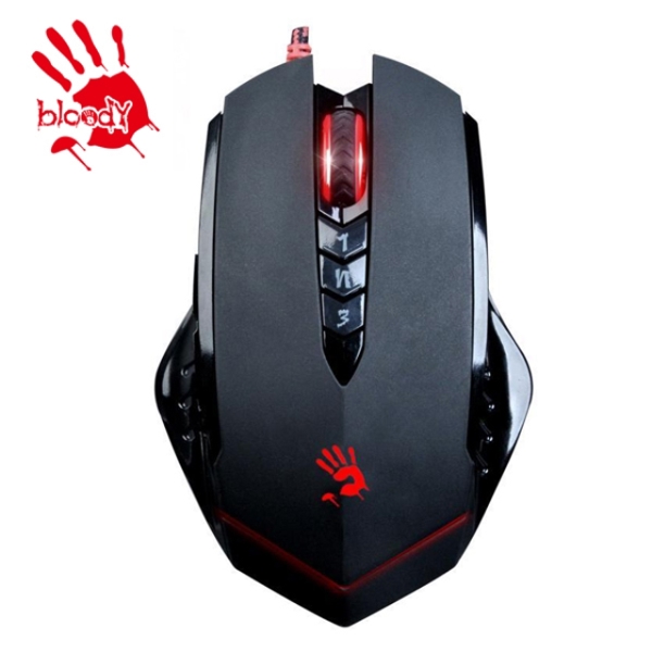 მაუსი A4Tech V8MA BLOODY GAMING MOUSE USB BLACK