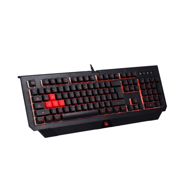 კლავიატურა A4Tech B125 BLOODY KEYBOARD USB BLACK US+RUSSIAN