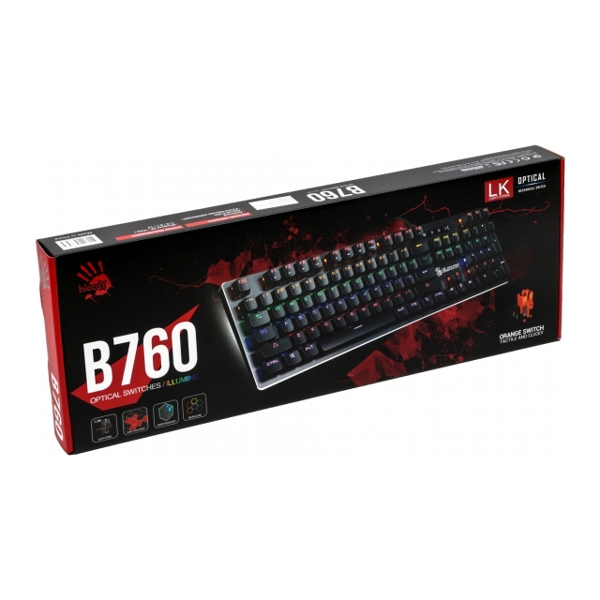 კლავიატურა A4Tech B760 BLOODY FULL MECHANICAL LK GAMING