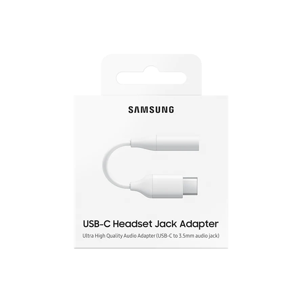 ადაპტერი Samsung EE-UC10JUWRGRU USB Type-C to 3.5mm headphone adapter White