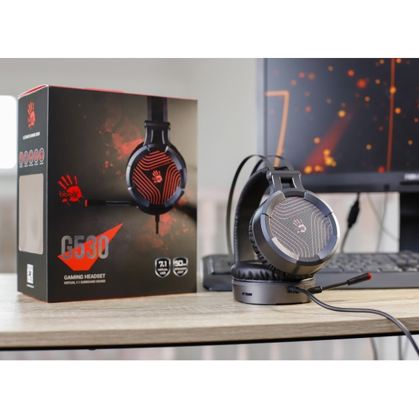 ყურსასმენი A4Tech G530 BLOODY GLARE GAMING HEADSET 7.1