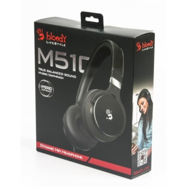 ყურსასმენი A4Tech M510 BLOODY GLODEN SOUND HIFI HEADPHONE