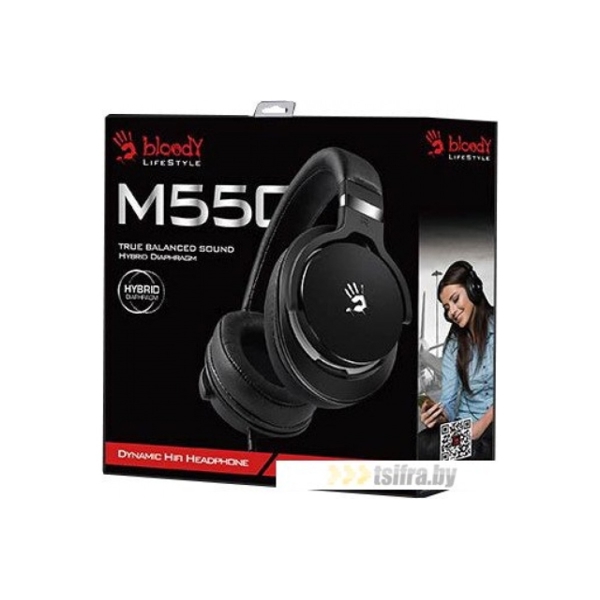 ყურსასმენი A4Tech M550 BLOODY GLODEN SOUND HIFI HEADPHONE