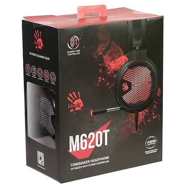 ყურსასმენი A4Tech M620T BLOODY 7.1 TONE MAKER HIFI USB GAMING