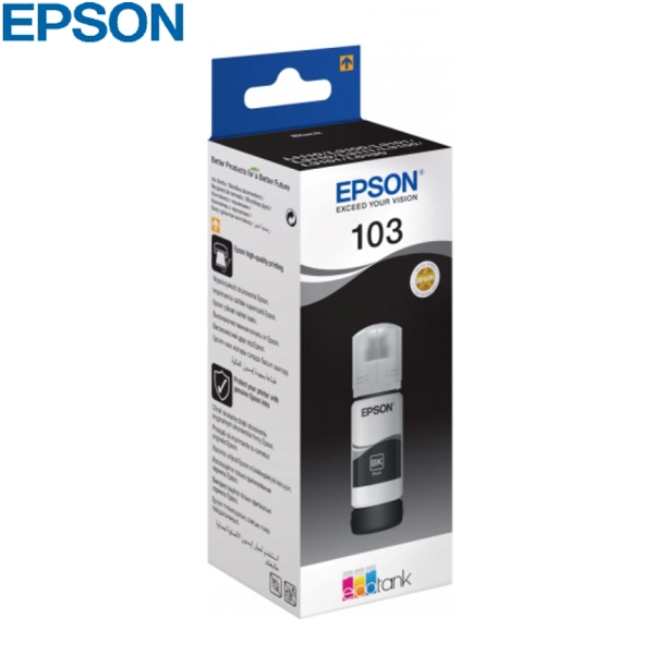 Epson 103 EcoTank Black ink bottle 65ml C13T00S14A