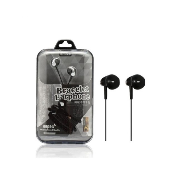 ყურსასმენი REMAX Bracelet Earphone RM-330 black