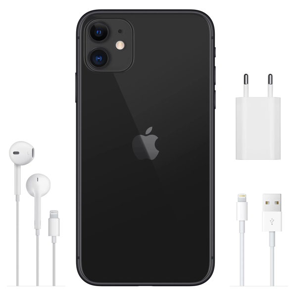 მობილური ტელეფონი Apple iPhone 11 64GB Black (A2221)