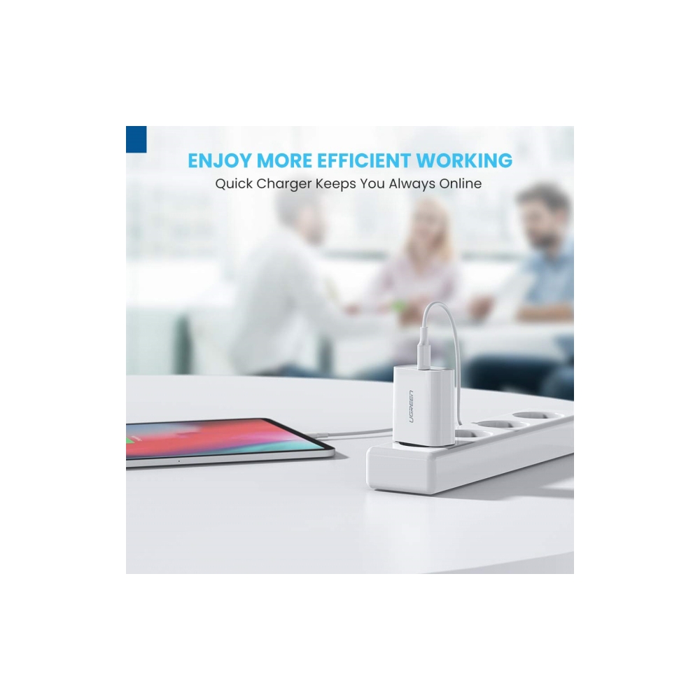 UGREEN CD137 (60450), 20W, Single port, Type-c, White