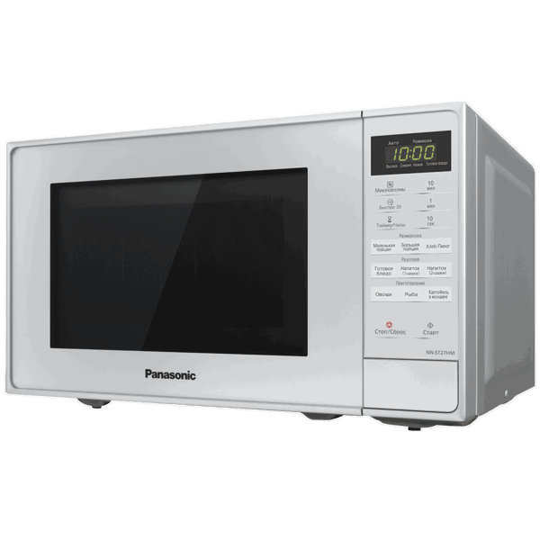 მიკროტალღური ღუმელი Panasonic NN-ST27HMZPE Microwave Sensor, 800W, 20 L Silver