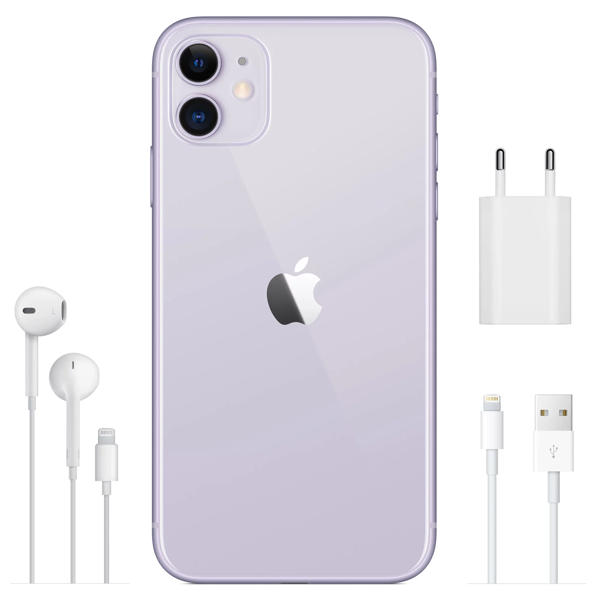 მობილური ტელეფონი Apple iPhone 11 4GB, 64GB Purple (A2221)