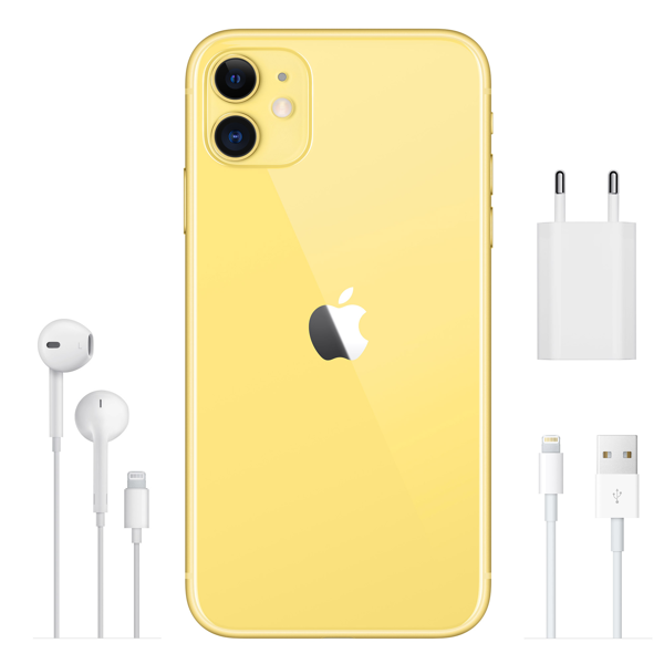 მობილური ტელეფონი Apple iPhone 11 64GB Yellow (A2221)