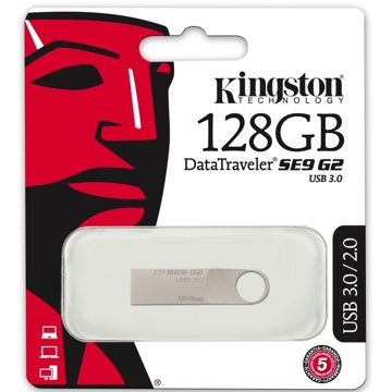 USB ფლეშ მეხსიერება 128GB KINGSTON DTSE9G2128GB USB 3.0