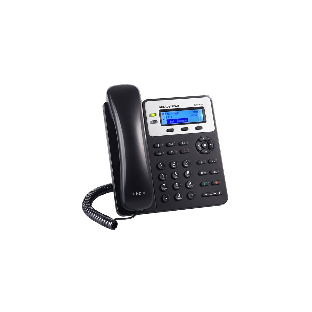 Grandstream GXP1620 IP-Phone No-PoE: 2 SIP accounts, 2 line keys