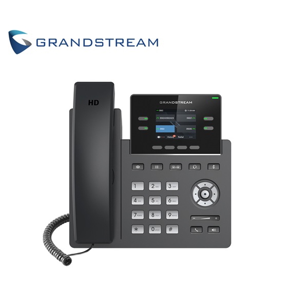 Grandstream GRP2612W, Carrier-Grade IP Phones, 2+2  line keys, 2 SIP accounts, 16 Digital BLF and Speed Dial keys, HD, Wi-Fi