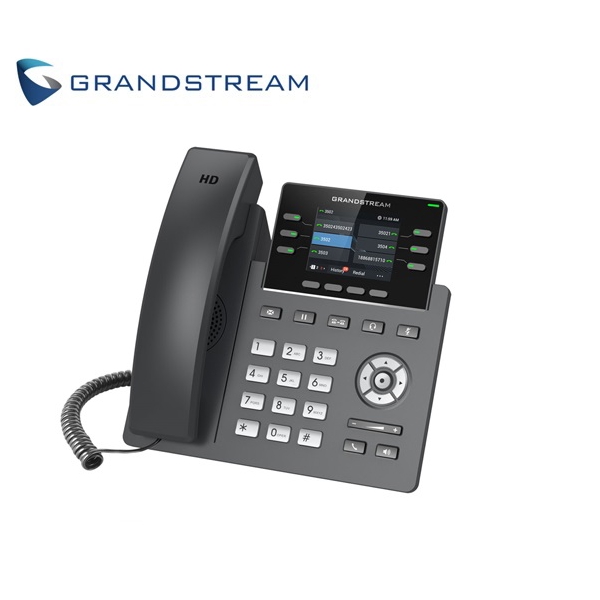 IP ტელეფონი GRANDSTREAM GRP2613 IP-Phone PoE: 3 SIP 6 line keys Up to 24 digital BLF Keys Gigabit port