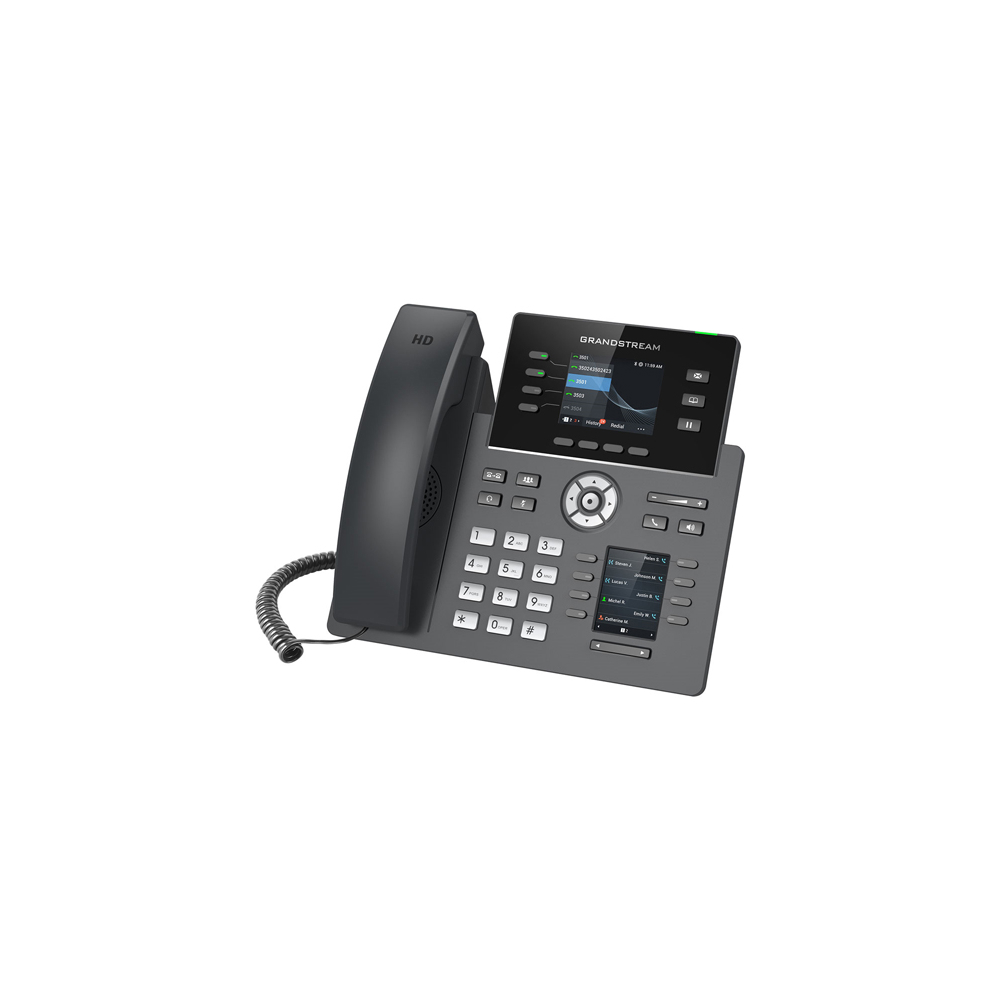 IP ტელეფონი GRANDSTREAM GRP2614 IP-Phone PoE: 4 SIP 4 line keys 8MPK extension Keys Gigabit port WiFi