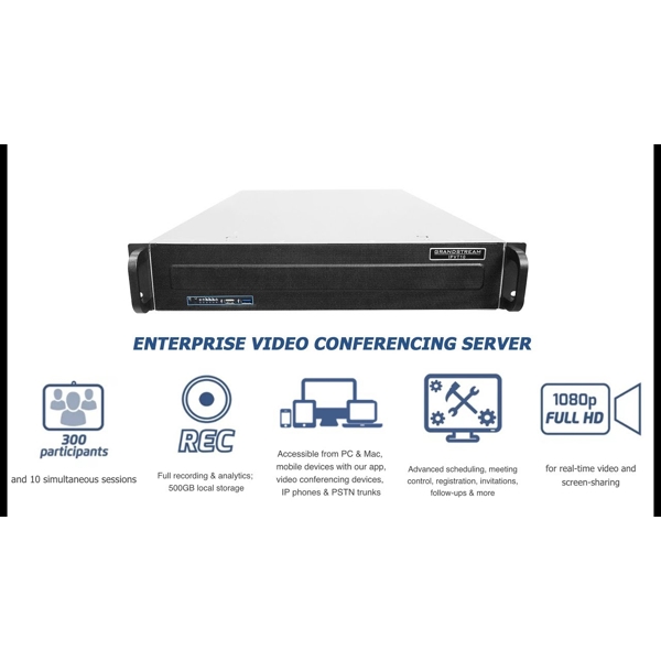 Grandstream IPVT10 Enterprise Video Conferencing Server