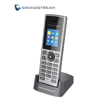 Supported by Grandstream's DP752 DECT Base Station; 5 DP722 handsets are supported by each DP752; Supports a range of 350 meters outdoors and 50 meters indoors from the DP752 base station; Supports up to 10 SIP accounts per handset; 1.8 inch (128x160) color LCD; Offers 20 hours talk time and 250 hours standby time