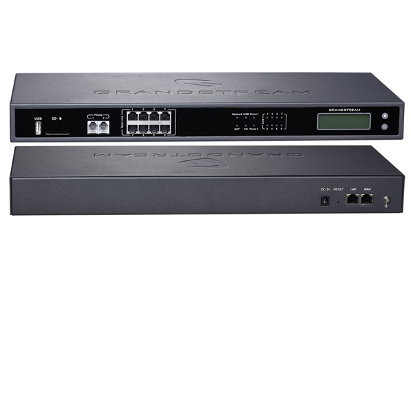 Grandstream UCM6208 IP PBXsupports up to 800 users and 100 concurrent calls