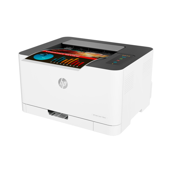 HP 4ZB95A Color Laser 150nw Printer A4, LED, Wi-Fi, BT, White 