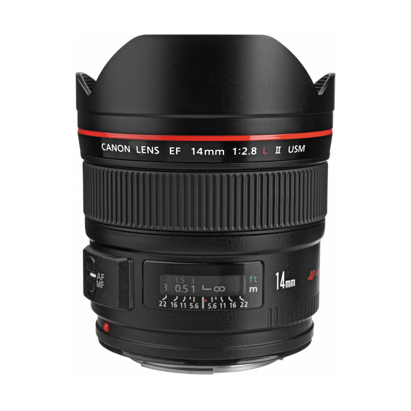 ფოტოაპარატის ლინზა CANON EF 14mm 2.8 L II USM