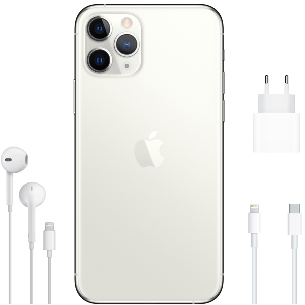 მობილური ტელეფონი Apple iPhone 11 Pro Max 4GB, 64GB Silver (A2218)