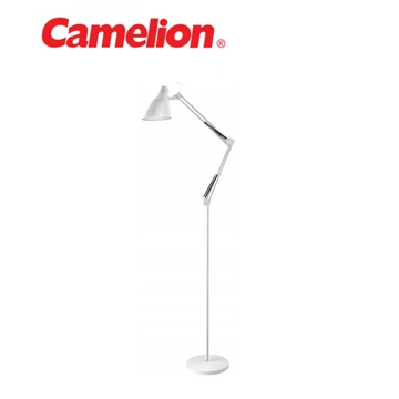 Camelion Floor Lamps KD-332 C01 E27 იატაკზე დასადგმელი სანათი თეთრი E27 ბუდე ჩამრთველი კაბელზე ზომა 1750х 180 х 200 კაბელის სიგრძე 1,60მ