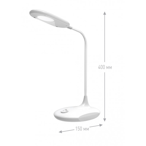 Ultraflash Led Desk Lamps UF-711 C01 6 ვატიანი მაგიდის სანათი ლედ ნათებით 280 ლუმენი