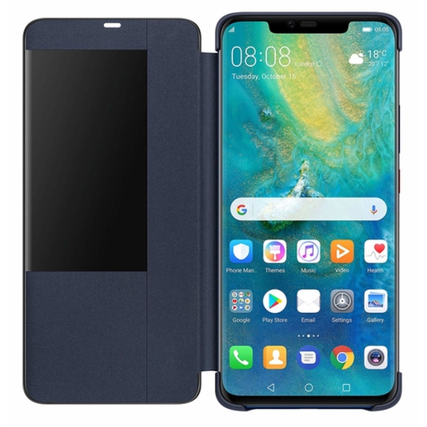 მობილურის ქეისი Huawei Mate 20 Pro PU Bck Case Black