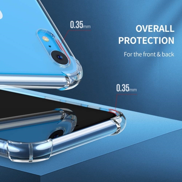 მობილურის ქეისი UGREEN LP159 (60543) Impact Resistant Phone Case for iPhone XR (Clear)