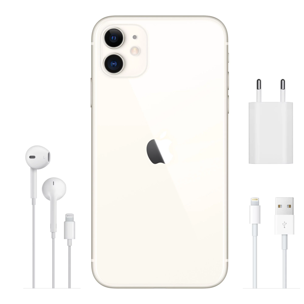 მობილური ტელეფონი Apple iPhone 11 64GB White (A2221)