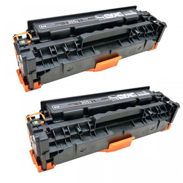 კარტრიჯი HP 305X 2-pack High Yield Black Original LaserJet Toner Cartridges