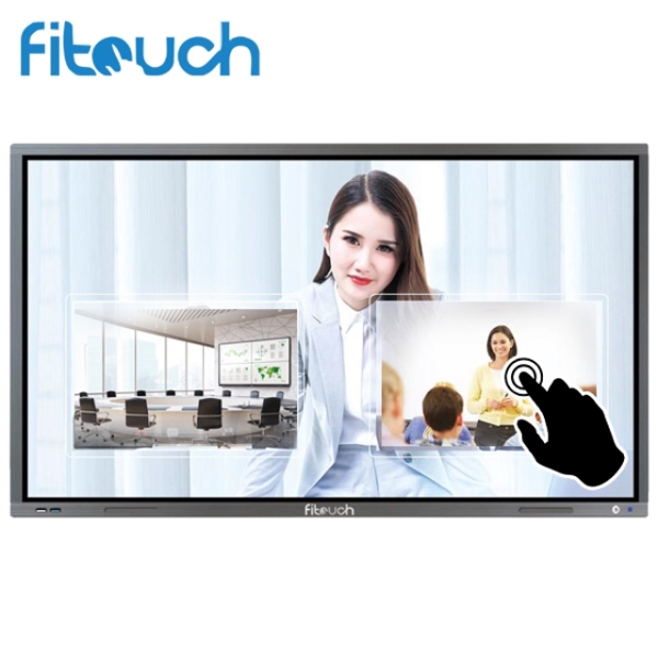 ინტერაქტიული ეკრანი, სმარტ ეკრანი Fitouch TVI75H8A Interactive flat panel Diagonal 75inch Brightness 350cd/㎡ Resolution 3840（H) X 2160(V) RJ45 Android