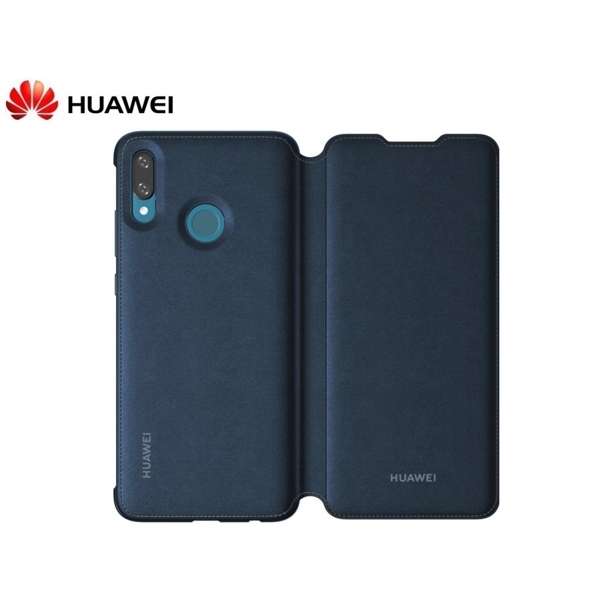 მობილურის ქეისი HUAWEI P Smart 2019 Flip Cover Blue