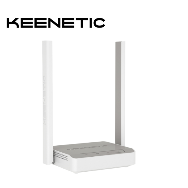 როუტერი KEENETIC Start KN-1110 Smart WiFi N300 16MP 64MB RAM 5dBi 4x100Mbps 2.4GHz 300Mbit/s