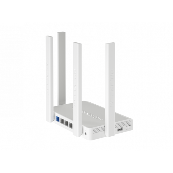 როუტერი KEENETIC Viva KN-1910 Smart WiFi AC1300 128MB 128MB RAM 5dBi 5x1Gbps 2.4 5GHz 2xUSB2.0