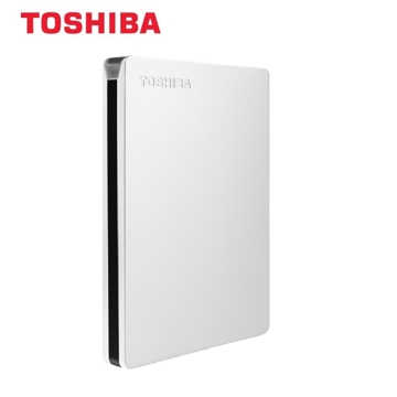 გარე მყარი დისკი TOSHIBA Canvio Slim 2TB 2.5 USB 3.0 Silver