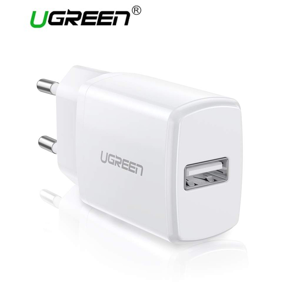 მობილურის დამტენი UGREEN ED011 (50460) USB 5V 2.1A Wall Charger One ports WHITE