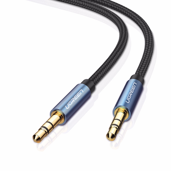 აუდიო კაბელი UGREEN AV112 (10685) 3.5mm male to 3.5mm male cable gold-plated 1M AUX